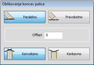 50 5. OBLlKOVANJE PALIC IN PLOČEVIN Ker se pogosto pojavlja potreba za spremembami na postavljenih entitetah, se v meniju Metal Studio Oblikovanje nahaja niz ukazov, s katerimi lahko uporabnik