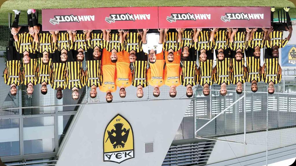 AEK FC THE OFFICIAL MATCH PROGRAMME // SQUAD ROSTER ΤΕΧΝΙΚΟ ΕΠΙΤΕΛΕΙΟ ΠΡΟΠΟΝΗΤΗΣ: Γκουστάβο Πογιέτ ΠΡΩΤΟΣ ΒΟΗΘΟΣ: Μαουρίσιο Ταρίκο