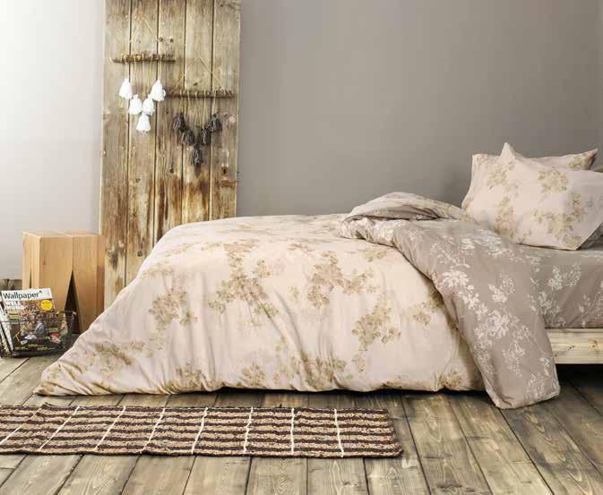 Carmelita Beige BED LINEN 100% Cotton - 144