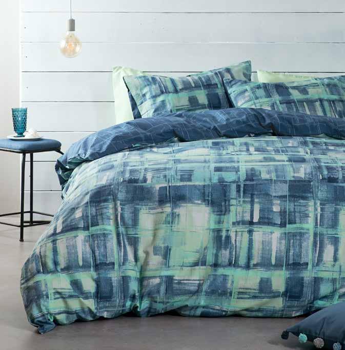 Fianchetto Blue BED LINEN 100% Co