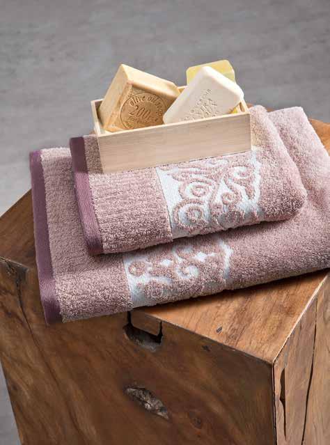 Rosewood TOWELS 100% Cotton, 530 gsm Sandro TOWELS 100% Cotton, Jacquard, 500 gsm