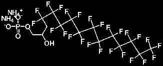 diammonium  -henicosafluoro- 2-hydroxytridecyl phosphate