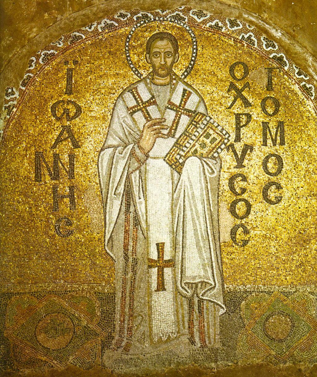St John Chrysostom s Homily on Christmas Morning BEHOLD a new and wondrous mystery. My ears resound to the Shepherd s song, piping no soft melody, but chanting full forth a heavenly hymn.