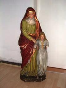 1 Sculpture St Antun With Christ before conservation Fig.