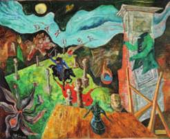 ЈЕЛЕНА БАЊАЦ ПЕТАР ЋУРЧИЋ, 15. AВГУСТА 1716. (1999 2011) Сл. 1 Уље на платну, 80 х 100 цм Сигн. д. л. ћ.