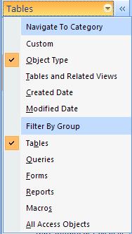 SGBD Access 2013: Obiecte Tabela (Table) este un obiect definit de utilizator în care sunt stocate datele primare (expresia modelului relaţional) Interogarea (Query) este un obiect ce permite