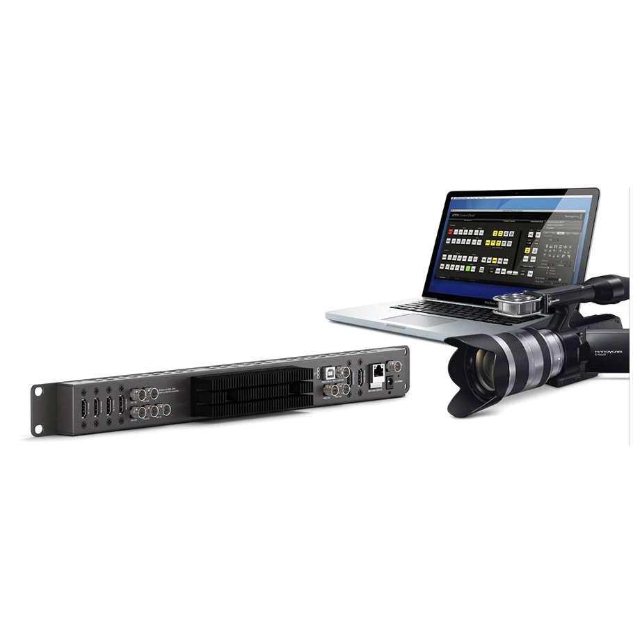 Blackmagic ATEM Studio Converter 2, 4 Bi-Directional Converters in 1RU Unit 1.825,00 To ΑΤΕΜ Studio Converter είναι η επέκταση για το ATEM Camera Converter.