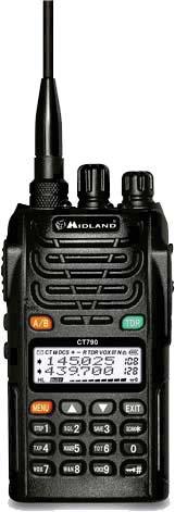 UHF/VHF: 128 Tonuri: 50 CTCSS+105 DCS Regim de repetor: Transmisie în VHF şi recepţie în UHF Transmisie în UHF şi recepţie în VHF Soft de programare PRG CT 790 - nu este inclus în pachet, se