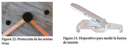 calcular visualmente a forza de tensión estándar e o valor de CA dunha cincha. Por tanto, a etiqueta é obrigatoria.