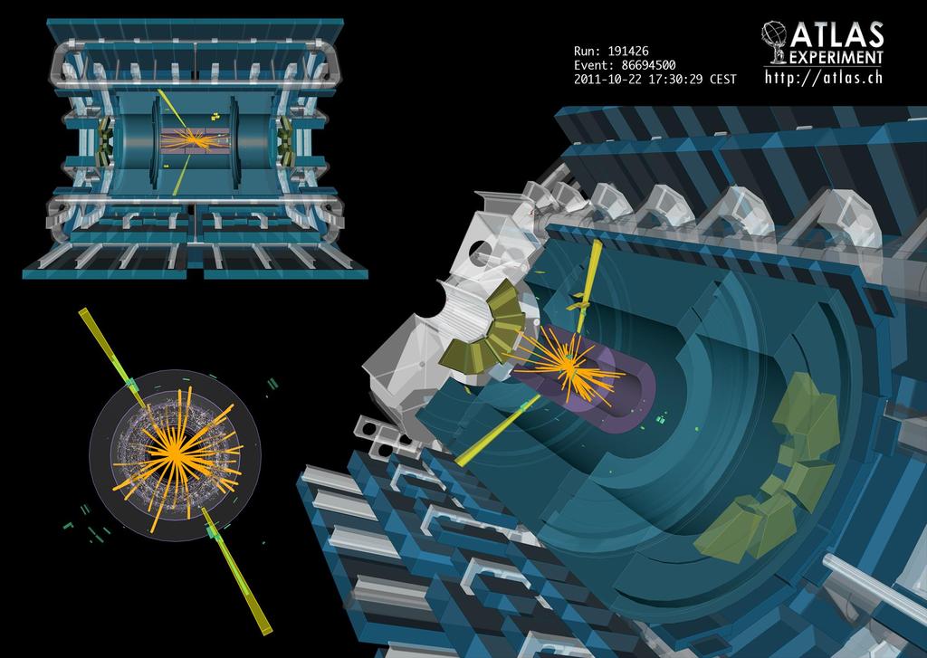 Razpad Higgsovega delca v dva