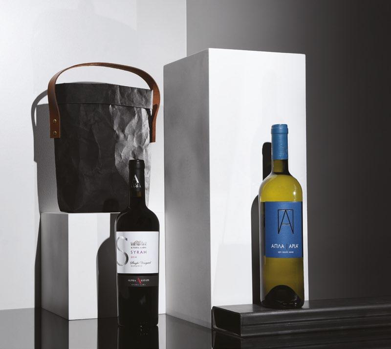 95 + ΤΑΧ 3 R D C H O I C E Bag with Leather For 1 #1866C 1b. Apostolaki Winery Senario White 0.75lt 12.24 9.87 + ΤΑΧ Glass Tray #1865A 1b. Rhous Winery Skipper White 0.75lt 1b.