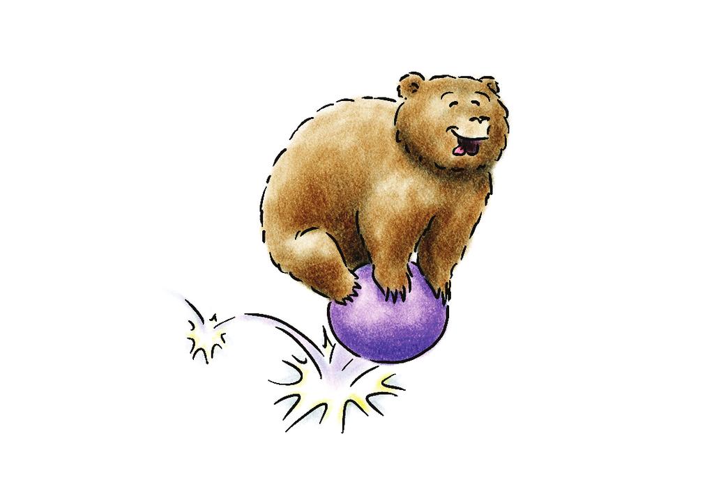 Magic Letterland A bear on the ball,,llab eht no raeb A goes boom, boom, boom!