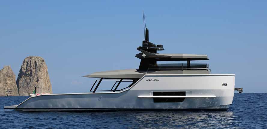 Arcadia Shepra Arcadia Yachts Το γνωστό οικολογικό ναυπηγείο παρουσίασε τρία νέα μοντέλα.