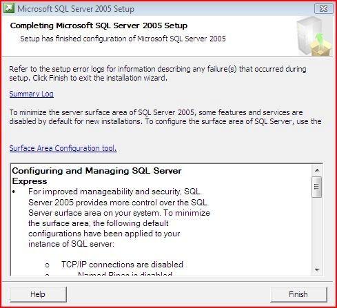 MS SQL 2005 Standard (Εγκατάσταση) Για να έχετε εγκαταστήσετε τον SQL SERVER 2005 Standard ακολουθήστε τα παρακάτω βήµατα: Σημείωση: Για περισσότερες πληροφορίες µπορείτε να απευθυνθείτε στο τµήµα