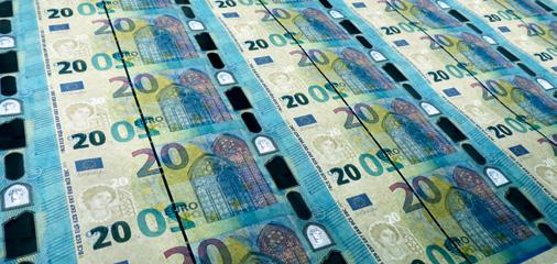 BANCNOTE EURO INOVATOARE ȘI MAI SIGURE Noua bancnotă de EUR este cea de-a treia din seria Europa.