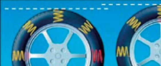 4, 5), tú je možné zmerať na samotnom disku, alebo na disku s namontovanou pneumatikou - GSP 9700 vypočíta podiel ráfi ka a pneumatiky na vibráciach a navrhne obsluhe okamžité riešenie - po