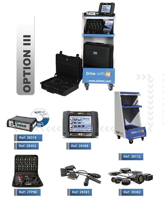 DIAGNOSTIKA elektronických systémov Diagnostika nákladných vozidiel JALTEST PC LINK-COMPLETE - OPTION III Najkompletneší set pre diagnostiku - Nákladné vozidlá / Návesy a prívesy / Autobusy /