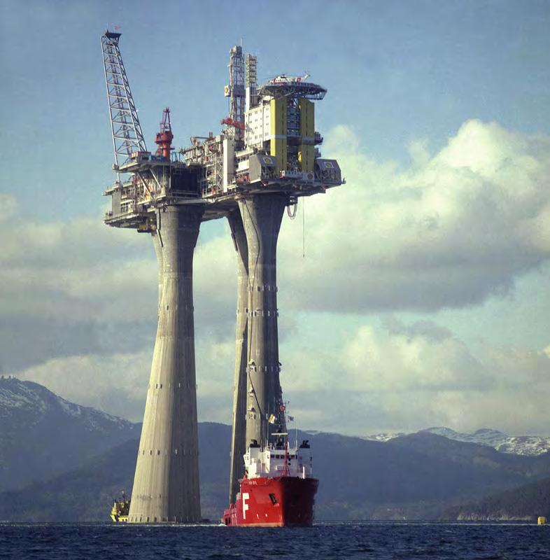 2.8.3 TROLL A Η υπεράκτια πλατφόρμα Troll A (Εικόνα 2.11) βρίσκεται δυτικά της Νορβηγίας και λειτουργεί για εξόρυξη φυσικού αερίου από το 1996.