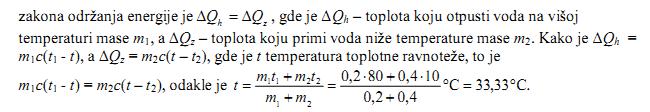 8 14. zadatak Zbirka Teh.st19.br3. U cilindru sa pokretnim klipom, zapremine V 1 =2l nalazi se kiseonik na pritisku p 1 =10 5 Pa.