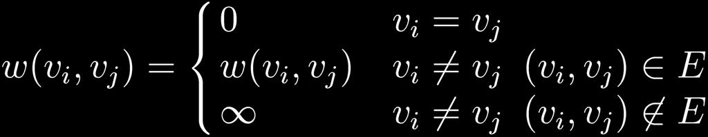 Αλγόριθμος Floyd-Warshall Θεωρούμε γράφημα G(V, E, w) με μήκη στις ακμές. Καθορισμένη (αυθαίρετη) αρίθμηση κορυφών v, v,, v n.