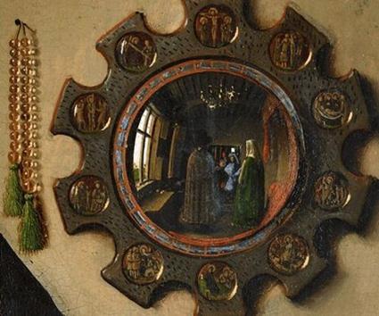Jans van Eiks (Eyck; 1390-1441) Arnolfīni saderināšanās.