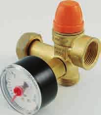 4739SUN Ρυθμιζόμενη θερμοστατική αναμεικτική βαλβίδα ηλιακών συστημάτων Thermostatic adjustable mixing valve