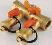 operating pressure: 6 bar - Max operating temperature: 80 C - Materials: Housing brass CW 67N - Valves plates: Brass (up