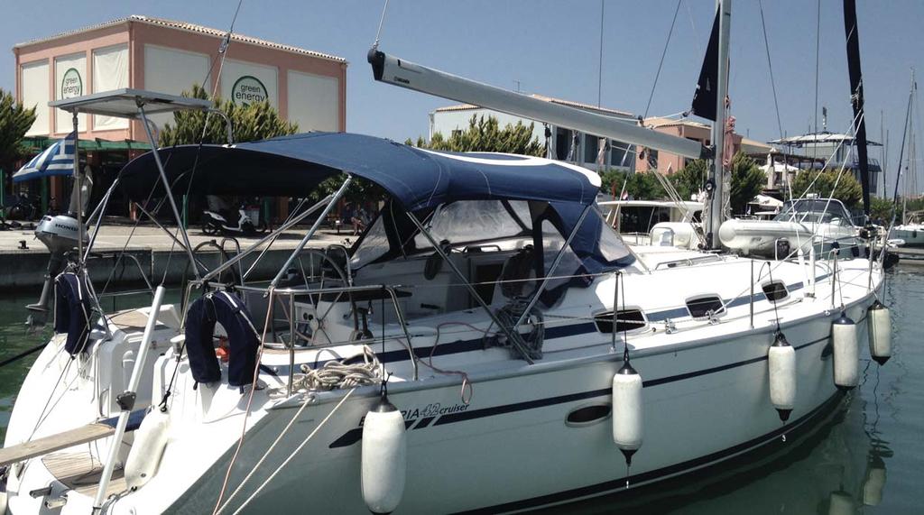 BAVARIA 42 Verde Mare Ionian Sails Bavaria 42, Prices 2017 The Bavaria 42 is a modern and spacious sailing boat for a unique trip for you, your friends or your family.