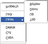 3.5.4 Μετακίνηση Πατήστε στο αριστερό αυτί της κινούμενης περιοχής του αντικειμένου, σύρετε το αντικείμενο στην καθορισμένη θέση και στη συνέχεια απελευθερώστε το ποντίκι. 3.5.5 Απομάκρυνση Πατήστε