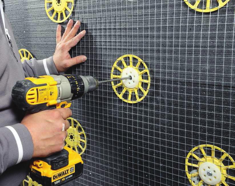 therm R-S δεν πρέπει να παραμορφώνεται από το σφίξιμο του κοχλία και το πλέγμα δεν πρέπει να έχει την όψη «στρώματος») Εικόνα 3.