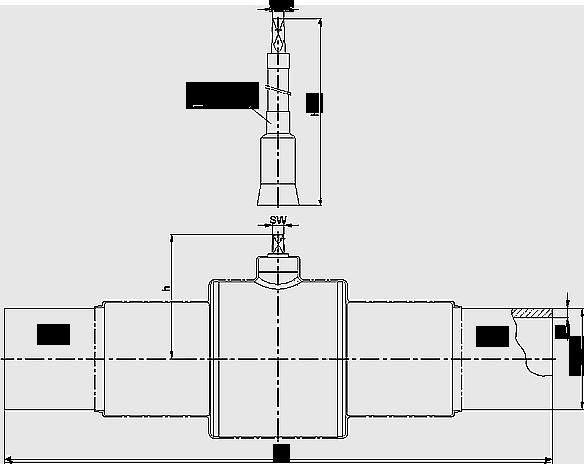 Prikaz tablice za Tip: KSPE s obje strane PE100-nastavci za PN 10: DN inch Ø PE s H L SW 25 1 32 3,0 1000 490 17 32 1 1/4 40 3,7 1000 500 17 Iz tablice su vidljive standardne veličine, a sve ostale