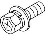 Hexagon Socket Head Screw with Spring Washer B-8Z Cup Head Screw with Spring Washer SB3-6ZP Hexagon Socket Head Screw with Washer and Spring Washer