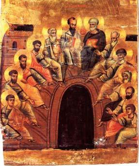πεντηκοστή ΑΠΟ ΤΗΝ ΑΝΑΣΤΑΣΗ ΣΤΗΝ ΕΚΚΛΗΣΙΑ Την Πεντηκοστή γιορτάζουμε το γεγονός της Εκκλησίας, αλλά η εποχή μας δεν μπορεί εύκολα να γιορτάσει το γεγονός της Εκκλησίας, γιατί είναι μια έντονα