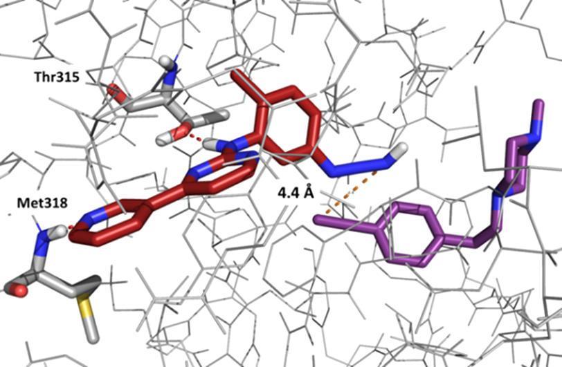 Biokemiki so dokazali, da ima molekula N-[2-metil-5-(4-{4-[(4-metilpiperazin-1-il)metil]fenil}-1H- 1,2,3-triazol-1-il)fenil]-4-(piridin-3-il)pirimidin-2-amin (FA030) podobne učinkovite lastnosti