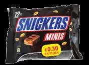 1,69-28 1,035 0,744 ανά/per 100g SNICKERS Snickers Minis 227gr