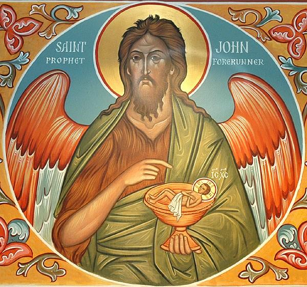 Saint John, the holy Forerunner and Baptist of the Lord, whom the Lord called the greatest of the prophets, concludes the history of the Old Testament and opens the era of the New Testament.