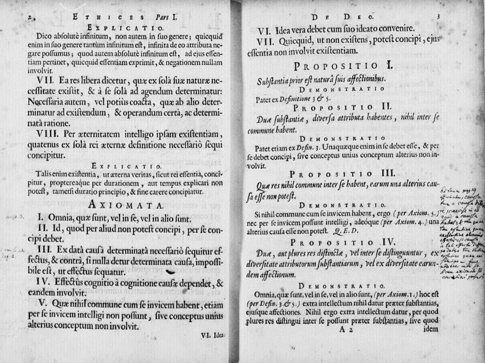 συγγράμματος του Spinoza επιθυμεί να επισημάνει πως, κατά την ιστορική αυτή περίοδο, η απόδειξη των γεωμετρικών θεωρημάτων εμφανίζεται ως το κατεξοχήν πεδίο επί του οποίου μπορεί να ασκηθεί η