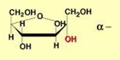 In cazul fructozei ciclizarea se face intre C2-C6 (forma piranozica)