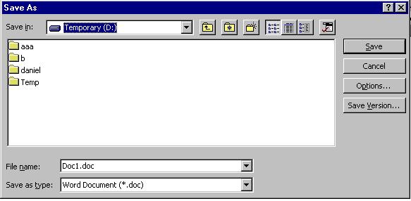 ecran a tipăririi Print - tipărirea pe hârtie Exit - părăsirea programului Memorarea pe disc, într-un fişier, a textului editat Din meniul File se acţionează cu mouse-ul comanda Save (atunci când