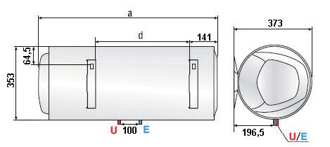 sigurnosni tlačni ventil ispitan pri 8 bara ABS sigurnosni paket DIZAJN LED zaslon ekskluzivni talijanski dizajn zidna ugradnja ušteda prostora TEHNIČKI PODACI PRO ECO 30 V Slim PRO ECO 40 V Slim PRO