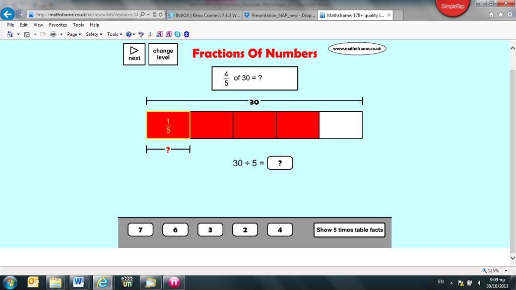 3.3 Ιστοσελίδα http://mathsframe.co.