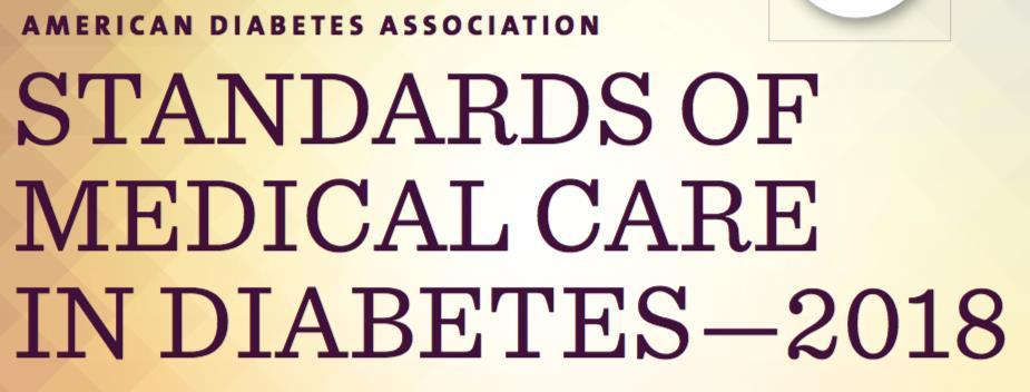 of Medical Care in Diabetes -2018