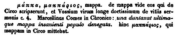μάππα Τρίτη, 13 Νοεμβρίου 2012 1:59 πμ Σημασία: Στο Βυζάντιο μάππα σήμαινε: 1.