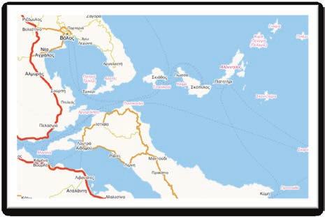 Ελληνική Ακτοπλοΐα 11 Περιφέρεια Αττικής Η Περιφέρεια Αττικής περιλαμβάνει το νοτιοανατολικό τμήμα της Στερεάς Ελλάδας, την Τροιζηνία στην χερσόνησο της Αργολίδας, τα περισσότερα νησιά του