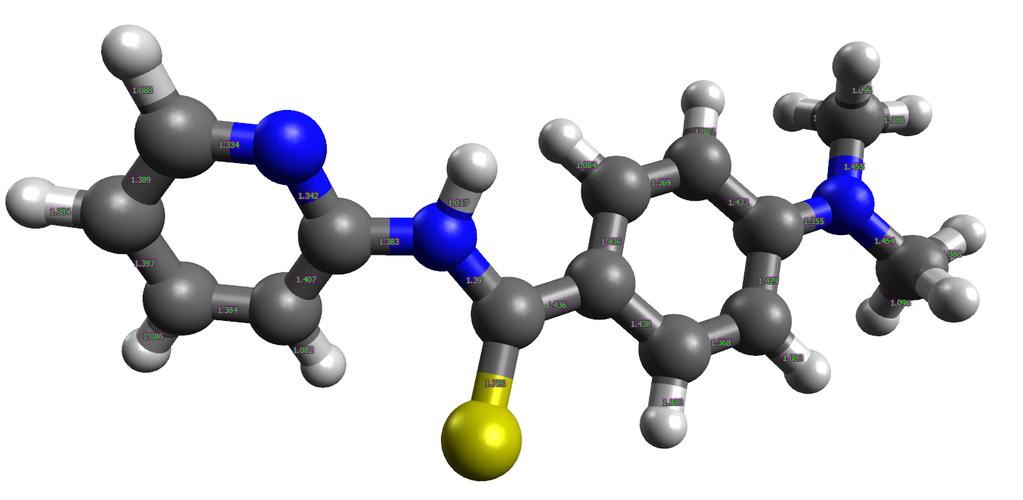 Compound 2 Energy = -1104.629744 N 3.51487-1.48503 0.72528 C 2.95889-3271 0.10601 C 3.69016 3696-0.72406 C 5.04335 0.19422-8173 C 5.63874-8972 -3280 C 4.82005-1.69554 0.54868 N 1.59333-0.33216 0.