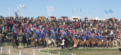 Áskell Heiðar Ásgeirsson, framkvæmdastjóri Landsmótsins, segir að stór samstarfshópur undirbúi nú glæsilegan vikulangan viðburð.