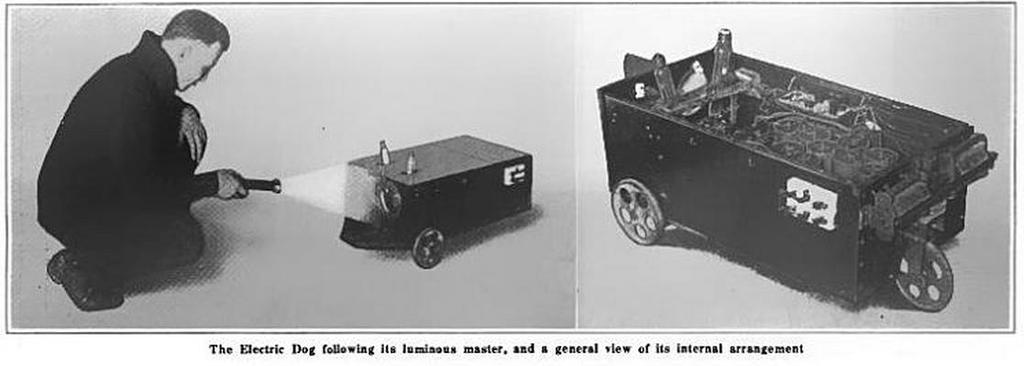 1.2. Ιστορική αναδρομή των αυτοκινούμενων Ρομπότ Στην παράγραφο αυτή θα κάνουμε μια σύντομη ιστορική αναδρομή στην ιστορία των αυτοκινούμενων ρομπότ, η οποία και έχει στιγματίσει την πορεία της