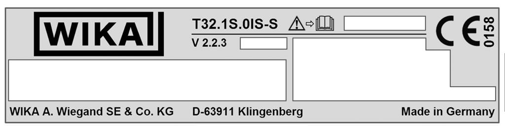 συναρμολόγησης σε κεφαλή, τύπος T32.1S Τύπος με SIL: T32.1S.0IS-S χωρίς SIL: T32.