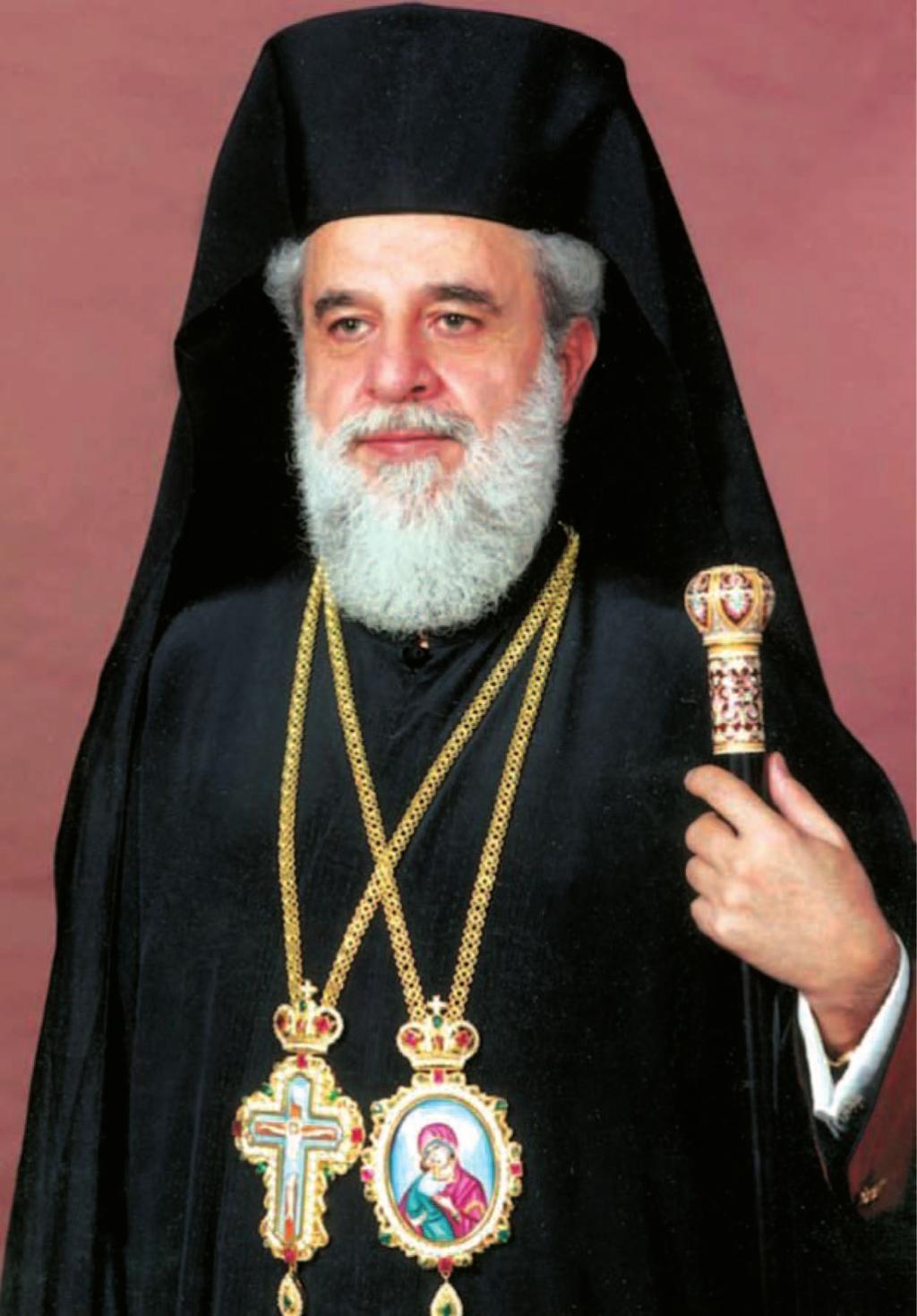 Ὁ Πανιερώτατος Μητροπολίτης Κύκκου καὶ Τηλλυρίας καὶ Ἡγούμενος