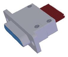 MIL-TL-353 Micro- onnectors R04J series crimp contact extended type-2q The flange size and assembly hole size are enlarged from R04J-*PI/R With shielded cable clamp on the tail of outer shell